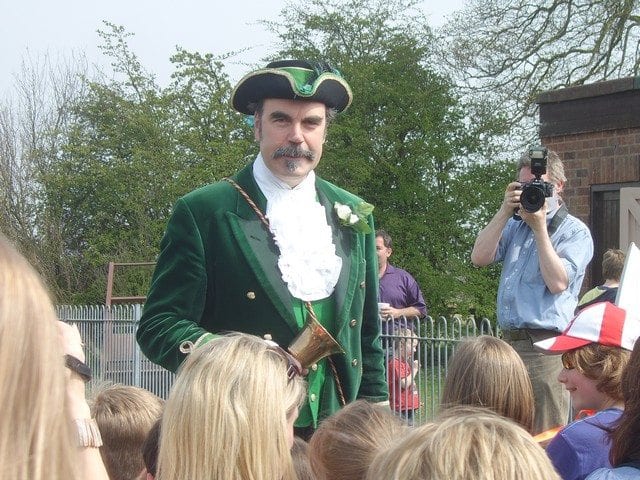 The Town Cryer at Walkington Playing Fields